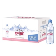 (3 ลัง=72 ขวด) Evian Mineral 500 ml. PET น้ำแร่ Evian ขนาด 500 ml.