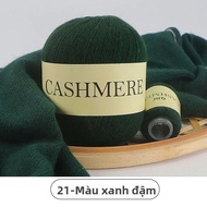 QJH 50g + 20g Sợi Cashmere Cao Cấp Sợi Len Worsted Để Đan Tay Cổ Tim Mũ Áo Len Cashmere Chải Kỹ Thân