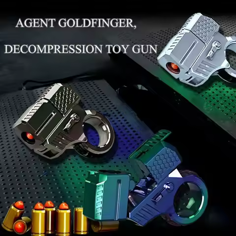 Alloy Gun Fidget Ring Edc Fidget Spinner Metal Hand Spinner Adult Fidget Toys Adhd Tool Anxiety Stre