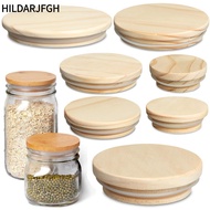 HILDARJFGH Wood Lids Wooden Bottle Sealing Caps Kitchen Organization Canning Storage