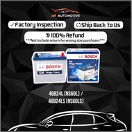 NS60 | 46B24L/46B24LS | NS60L/NS60LS Battery BOSCH Car Battery - Wira, Vios, Altis, Livina, Almera, 
