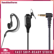 ♚SunshineStores✪  1Pin Walkie Talkie Headset with PTT Mic Walkie Talkie Earpiece Headset Multifuncti