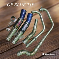 GP WAR BLUETIP MUFFLER SET- TMX125/155, RUSI/DL150, BARAKO, GD110, CT100 OLD/ CT125/CT100NEW,