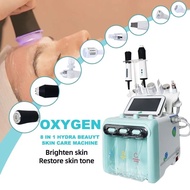 New Design 8 in 1  hydro Facial Machine for Wrinkle Remover  Bubble Facial Machine CO2 Oxygen beauti