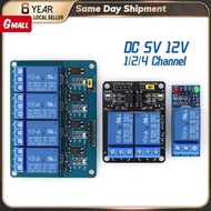 5V 12V1 2 4 Channel Relay Module with Optocoupler Relay Output 1 2 4 Way Relay Module for Arduino