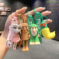 YUANQIN Brainrot Animals Keychains, Hanging Shimpanzini Italian Brainrot Keychain, Shanhaijing Serie