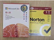 Microsoft 365 個人版 12個月訂閱 + 1TB 雲端空間及 Norton AntiVirus防毒