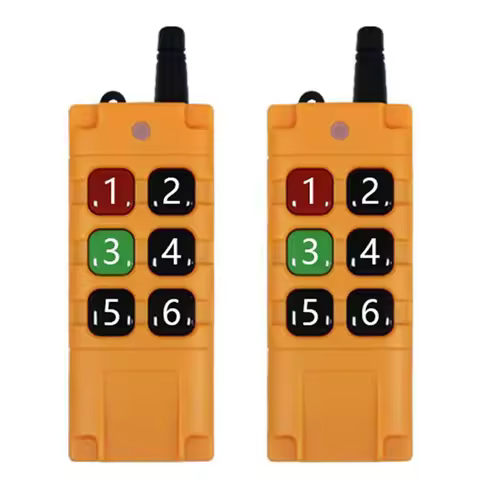 2X High Power Waterproof Industrial Wireless Remote Control EV1527 Chip ASK 2000M Long Range 433Mhz 