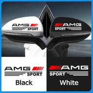 For AMG Car Side Mirror Decoration Sticker Car Accessories For Mercedes Benz W124 W204 AMG W203 W202 W212 W207 GLC CLA A180 G63 GLA CLA180 A35