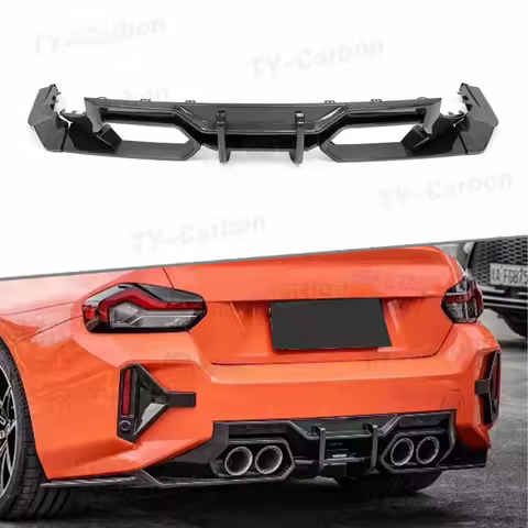 Car Rear Bumper Diffuser SQ Style for BMW 2 Series G87 M2 2023+ Rear Diffuser Lip Body Kits Spoiler