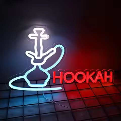 Super Bright Led Advertising Display Sign for Smoking Lounge or Vape Shop,Easy Hanging on Wall or Wi