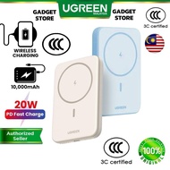 【3C Certified CCC】UGREEN 10000mAh Magnetic Wireless MagSafe PowerBank 20W PD Fast Charge 15W Powerba