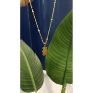 Neck chain and anklet copper and gold 375 does not fade suitable for baby teenagers and adults for d