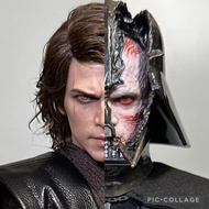 睇描述 已植髮 hottoys anakin skywalker dark side Star Wars revenge of the sith rots 星球大戰 黑帝君臨 安納金 天行者 mms4
