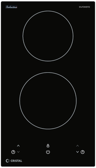 CRISTAL - PE2926ID-3 51厘米 2800W 嵌入/座檯式 雙頭電磁爐