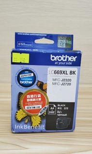 brother LC669XL BK 黑色墨水