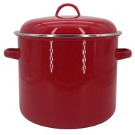 QM👍Extra Thick High Top Pot16cm26cmEnamel pan1L9.5LThick Steamer Large Stew Pot M Barrel Pickling Vat Steamer DCYD