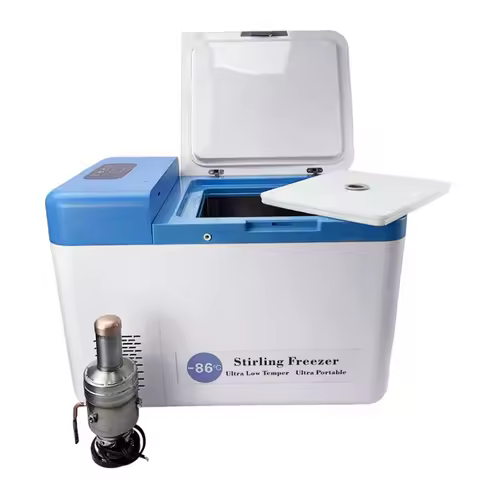 25l Capacity -86C Ultra Low Ep Freezer Vaccine Storage Transport Refrigerator Stirling Cooling