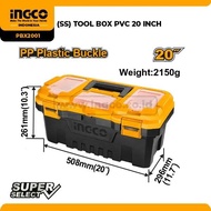 INGCO PBX2001 20" Inch Plastic Toolbox Tool Box