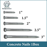 (Per Box) Concrete Nails Pako Pangbato Cement Nails 1-4 inch
