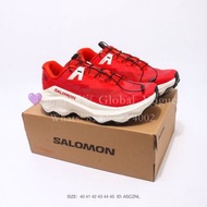紫鑽🌟誠信商家🌟💜全新Salomon Ultra Glide 紅白 網布發泡中底 越野跑鞋男女同款