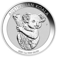 2020 Australian Koala 9999 Silver Coin 1KG silver BU Coin Perth Mint LBMA 銀條/銀幣 1公斤