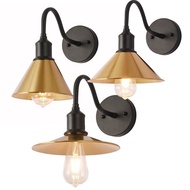 Creative Aisle Cafe Iron Lamp Retro Wall Lamp Wall Lamp Iron Cross-Border Bedside loft Bar JTO7