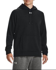 UNDER ARMOUR 上衣 男款 長袖上衣 帽T 運動 UA Essential Fleece Hoodie 刷毛保暖