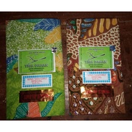 Original Javanese Hand-Written Stamped Batik Women's Sarong THREE BRANCHES OF JANDA BOLONG ABSTRACT 