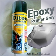 DITON PREMIUM 9120 PRIMER GREY cat dasar dasaran EPOXY POXY 400CC Cat Semprot Pilok Pilox Warna Abu 