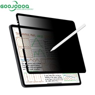 Goojodoq Paper Like Screen Protector Film For iPad Pro 11 Air 4 5 10.9 for iPad 7/8/ 9th Generation Pro 12.9 Anti-peep Removable Magnetic