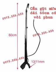 Cần gạt mưa dài 60cm có vòi phun (cái) phụ tùng hùng lỳ