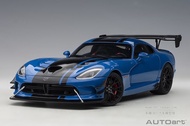 Otto 1: 18 AUTOart DODGE VIPER DODGE VIPER ACR 2017 Car Model