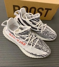 🎉原裝正品adidas originals Yeezy boost 350v2''zebra''斑馬 織物 低幫運動休閒鞋 男女同款 黑白