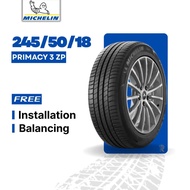 [Free Installation] 245/50/18 Michelin Primacy 3 ZP - Runflat (Year 2021) New Tyre Tire Tayar
