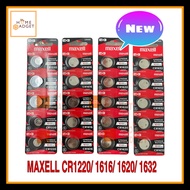 /MAXELL CR2032 CR2025 CR2016 CR1620 CR1632 CR1616 CR1220 GENUINE JAPAN 3V BATTERY CAR REMOTE WATCH 5