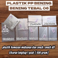 PP plastic thickBENING 06 complete sizes: 23x35 23x40 23x45 25x35 25x40 25x50 25x60 25x65