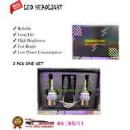 LED HEADLIGHT 100% AUTHENTIC LIGHTS H4 H8