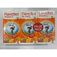 FLAVETTES VITAMIN C 500MG (50s x 3) B2F1 VALUE PACK