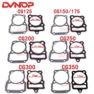 Motorcycle Cylinder Head Gasket Set Moped Scooter For  CG125 XR125L CG150 CG175 CG200 CG250 CG300 CG
