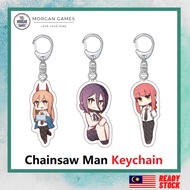 【Morgan Games】[Ready Stock] Chainsaw man keychain 电锯人钥匙圈 Power Pochita Makima Reze Aki Cute Keychain