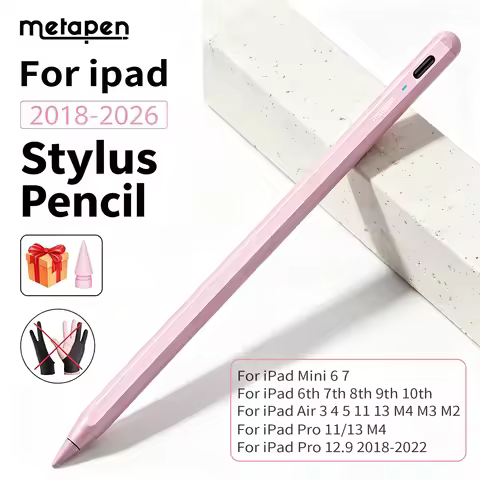 Metapen A8 iPad Pencil for Apple Pencil 2018-2026, 4Min Fast Charge, Auto sleep and Palm Rejection f