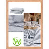 Duvet cover in various sizes and pillowcases 50x80 cm SOLFIBBLA Duvet cover and pillowcase, white St