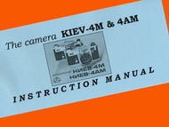 KIEV-4M KIEV-4AM 35mm 底片旁​​軸相機英文手冊 Contax 小冊子