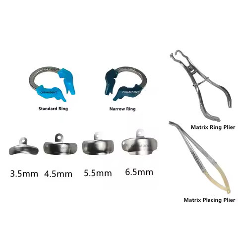 Dental Matrix Band Ring Palodent V3 3D Style Sectional Contoured Matrix System Metal Matrice Matrix