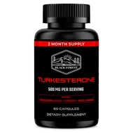 Black Forest Turkesterone Supplement 500mg Capsule (Max Purity 95% Extract) 2 Months Supply (500mg T
