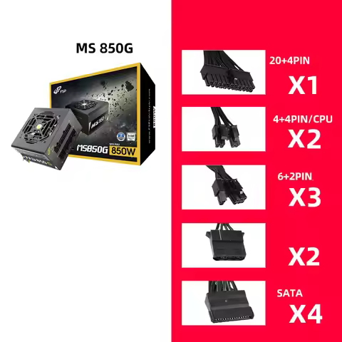 New Original PSU For FSP SFX 600W 650W 750W 850W MS600G MS650G MS750G MS850G Power Supply MS 600G MS