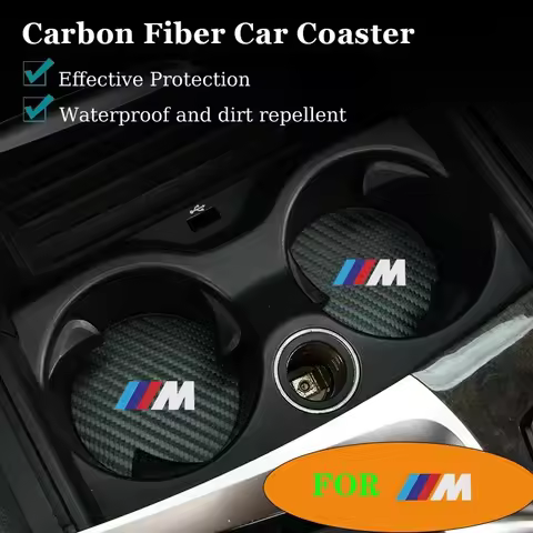 Non-slip Car Water Cup Pad Rubber Mat Bottle Holder For Bmw M3 M4 M5 M6 F20 F30 G20 F31 F34 F10 G30 