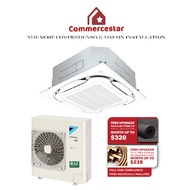 DAIKIN SKYAIR INVERTER R32 CEILING CASSETTE UNIT AIRCON INSTALLATION