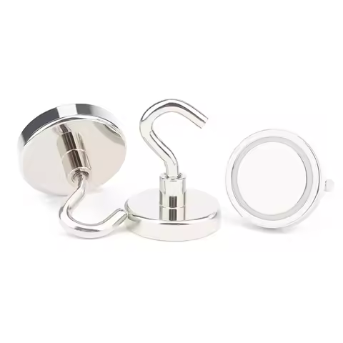 N35 E12 E16 E20 E32 E42 NdFeB Magnetic Hook Magnet Strong Suction Power Hook Metal Magnet Hook Stron